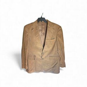 Levi’s Panatela Vintage Men's Tan Corduroy Blazer, size 44L.